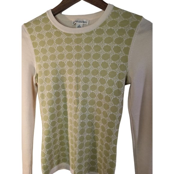 Banana Republic Extra Fine Italian Merino Wool Thin Knit Sweater Women's sz S - Picture 2 of 6